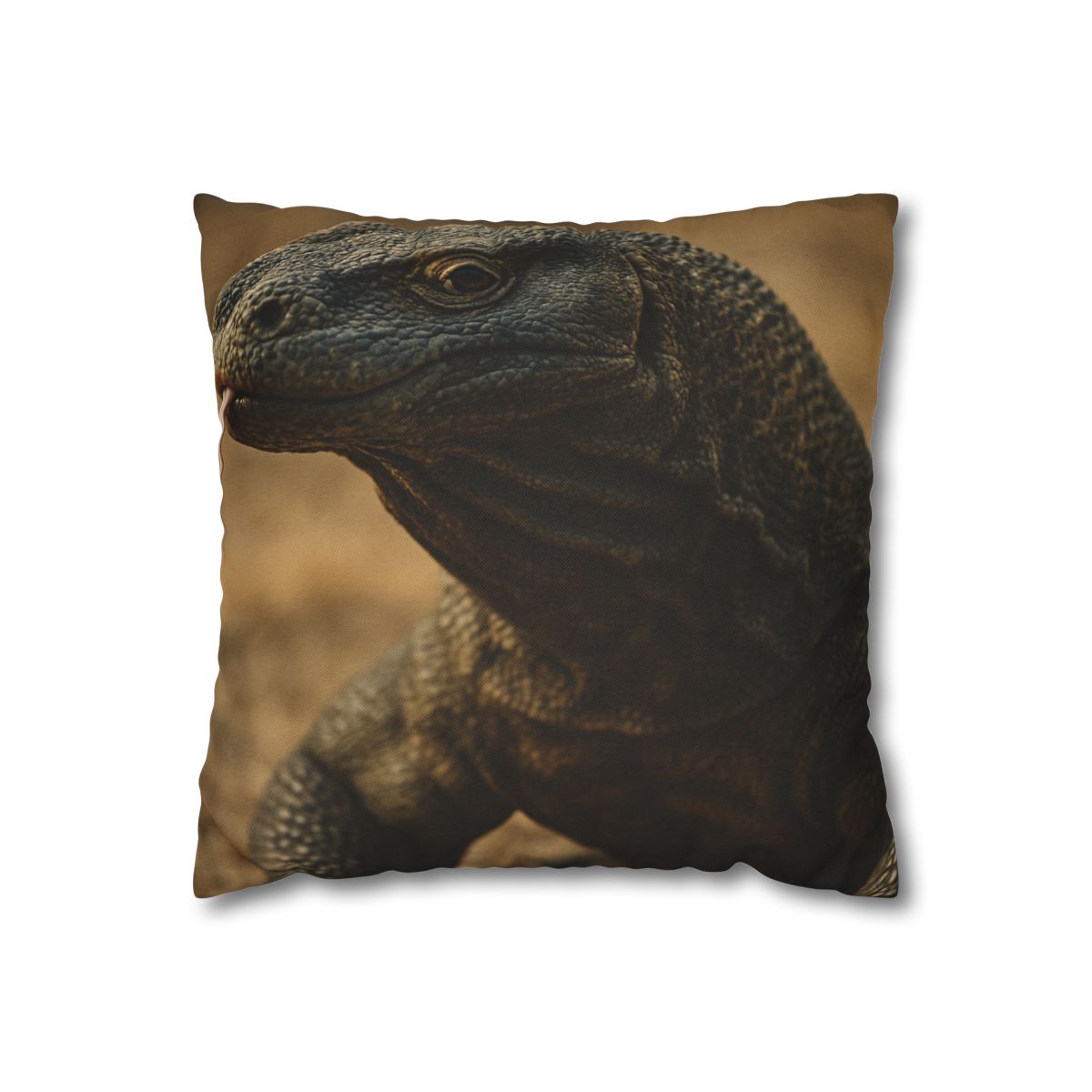 Ancient Sentinel Komodo Dragon soft cotton pillow cases
