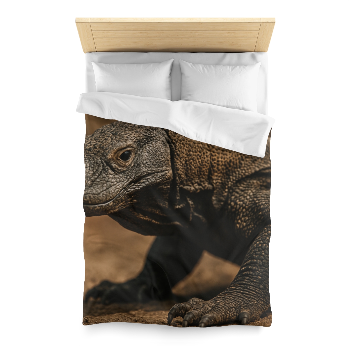 Ancient Sentinel Komodo Dragon personalized bedding duvets