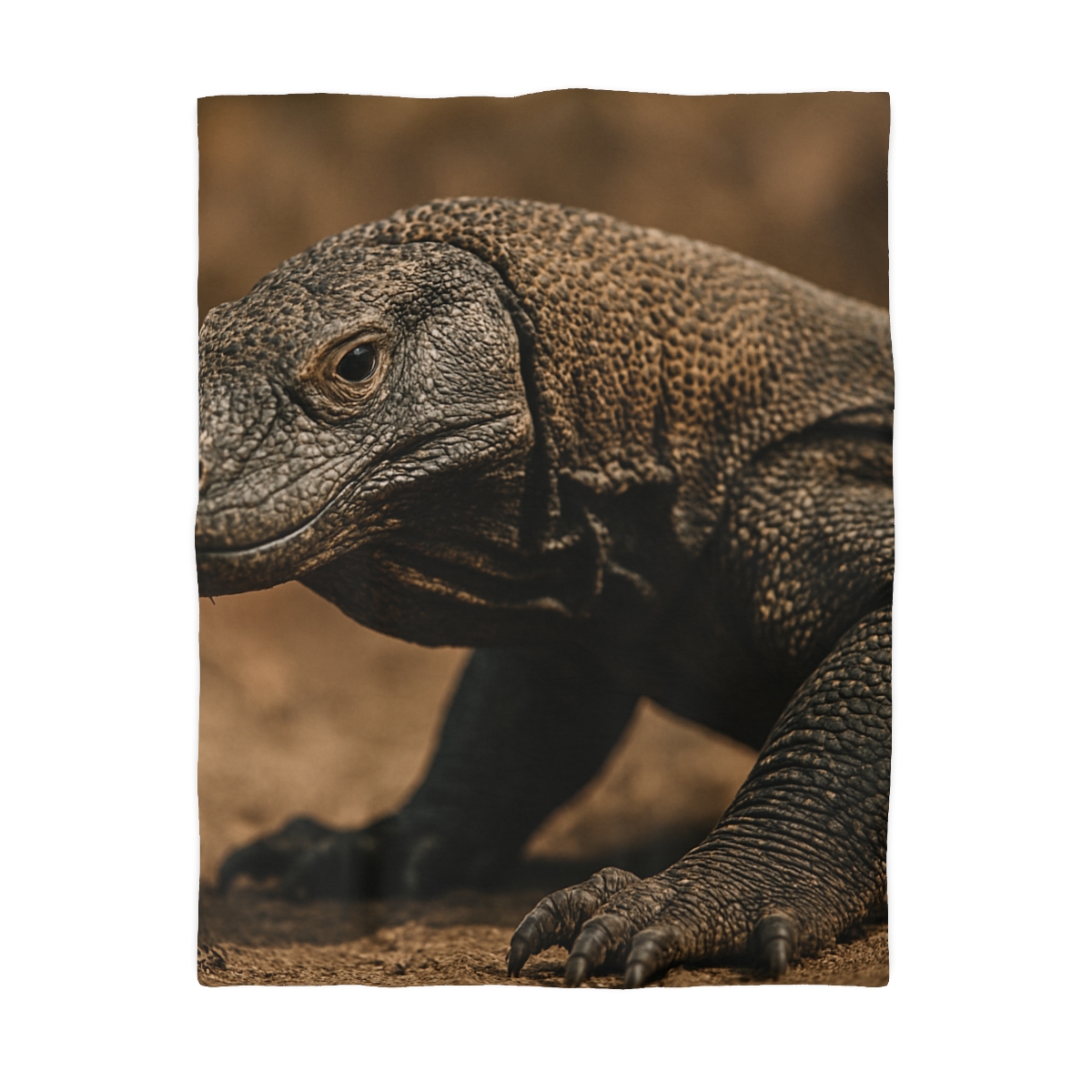 Ancient Sentinel Komodo Dragon personalized bedding duvets