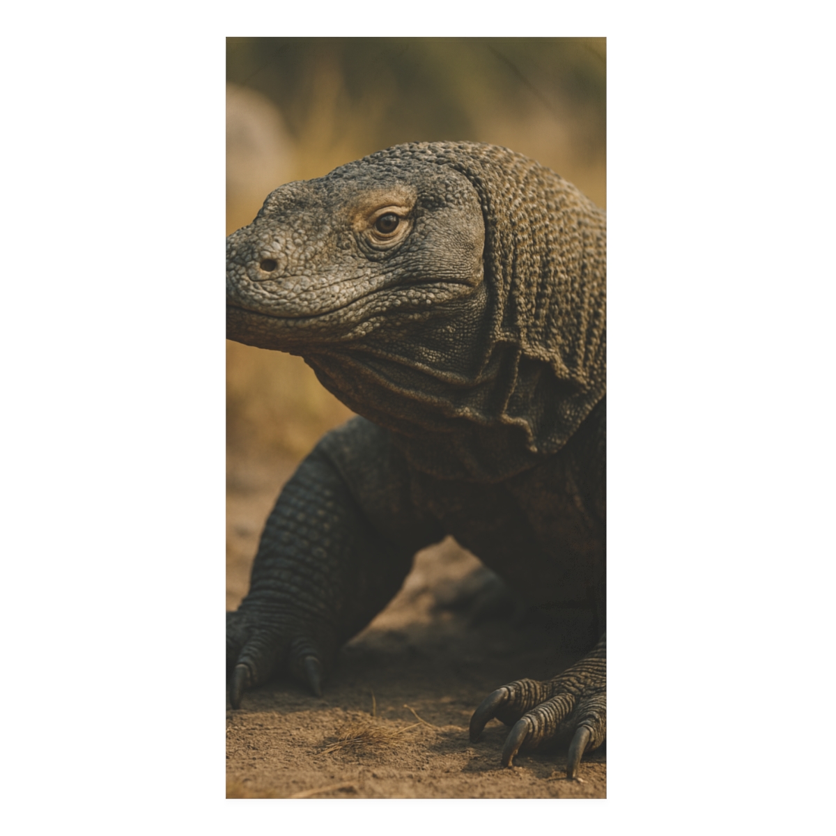 Ancient Sentinel Komodo Dragon personalized bath towels