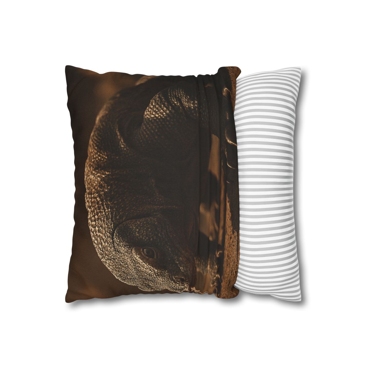 Ancient Sentinel Komodo Dragon trendy patterned pillow cases