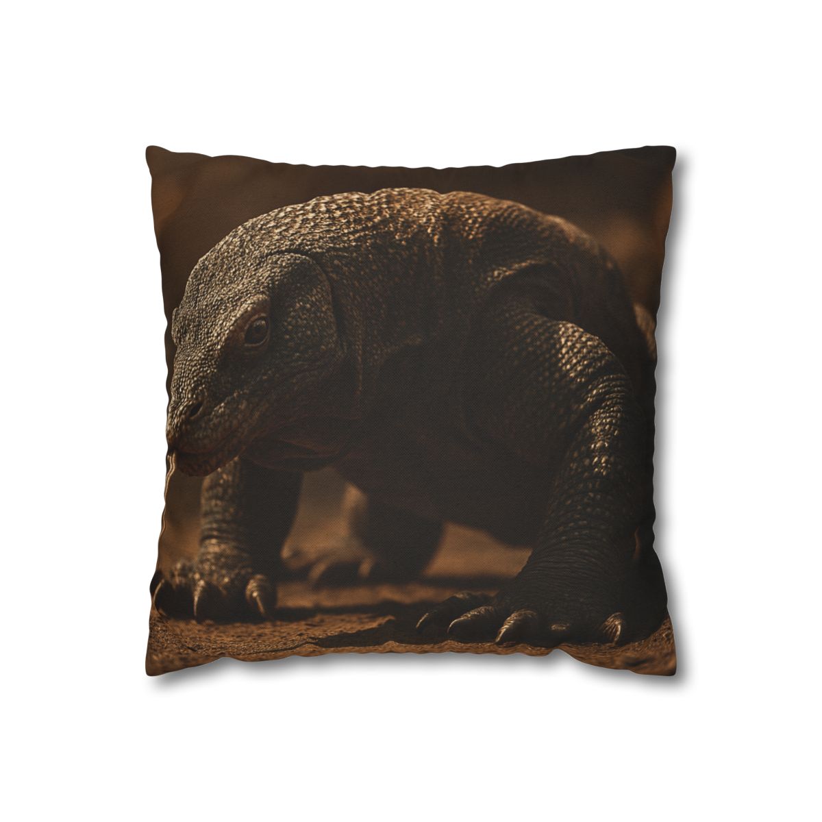 Ancient Sentinel Komodo Dragon trendy patterned pillow cases