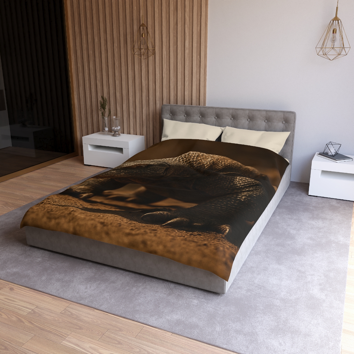 Ancient Sentinel Komodo Dragon warm winter duvets