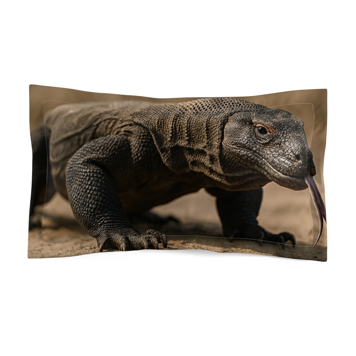 Ancient Sentinel Komodo Dragon soft plush pillows