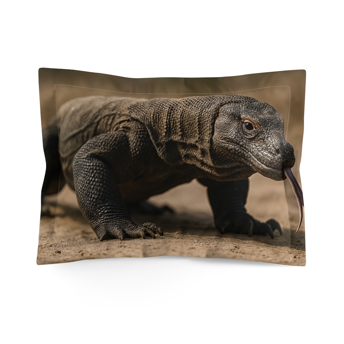 Ancient Sentinel Komodo Dragon soft plush pillows