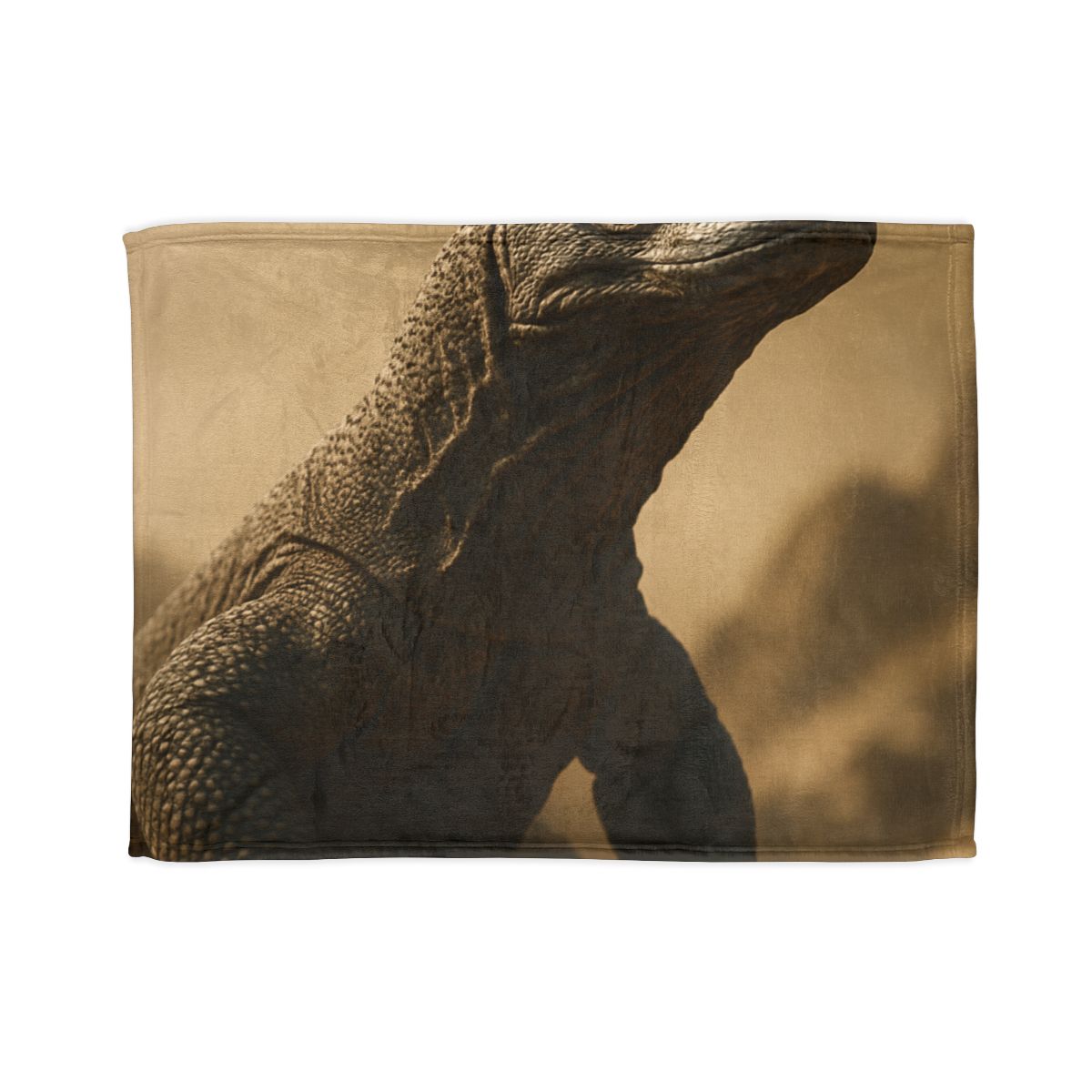 Ancient Sentinel Komodo Dragon designer printed blankets