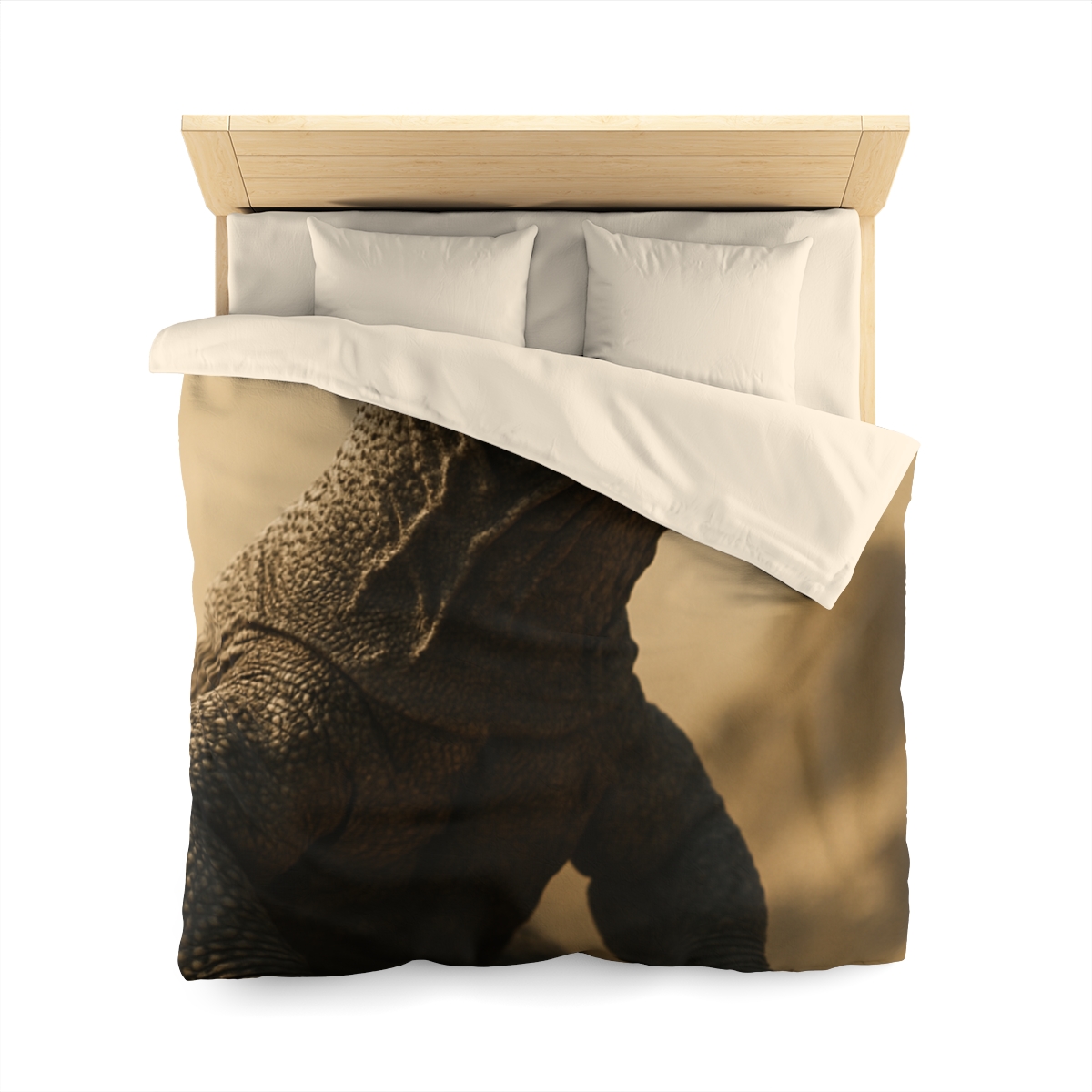 Ancient Sentinel Komodo Dragon unique patterned duvets