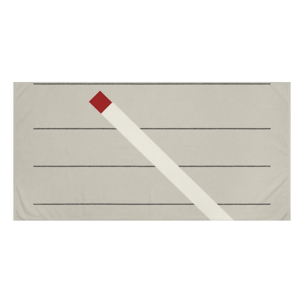 Angular Comet Trail Grid custom towels