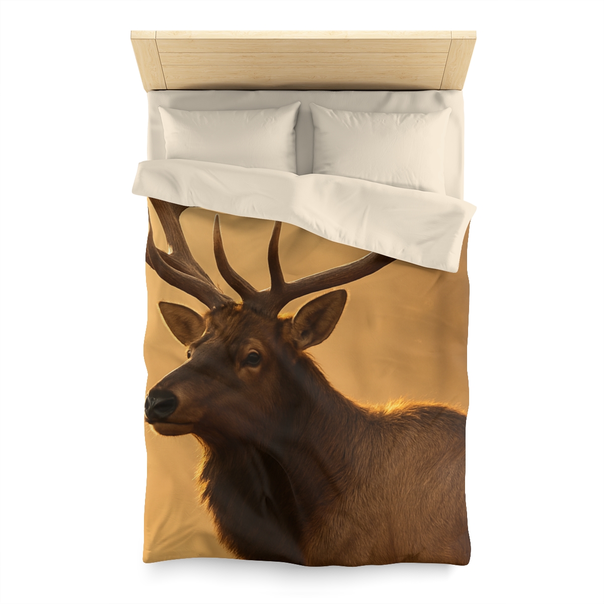 Antler Crown Mountain Elk personalized bedding duvets