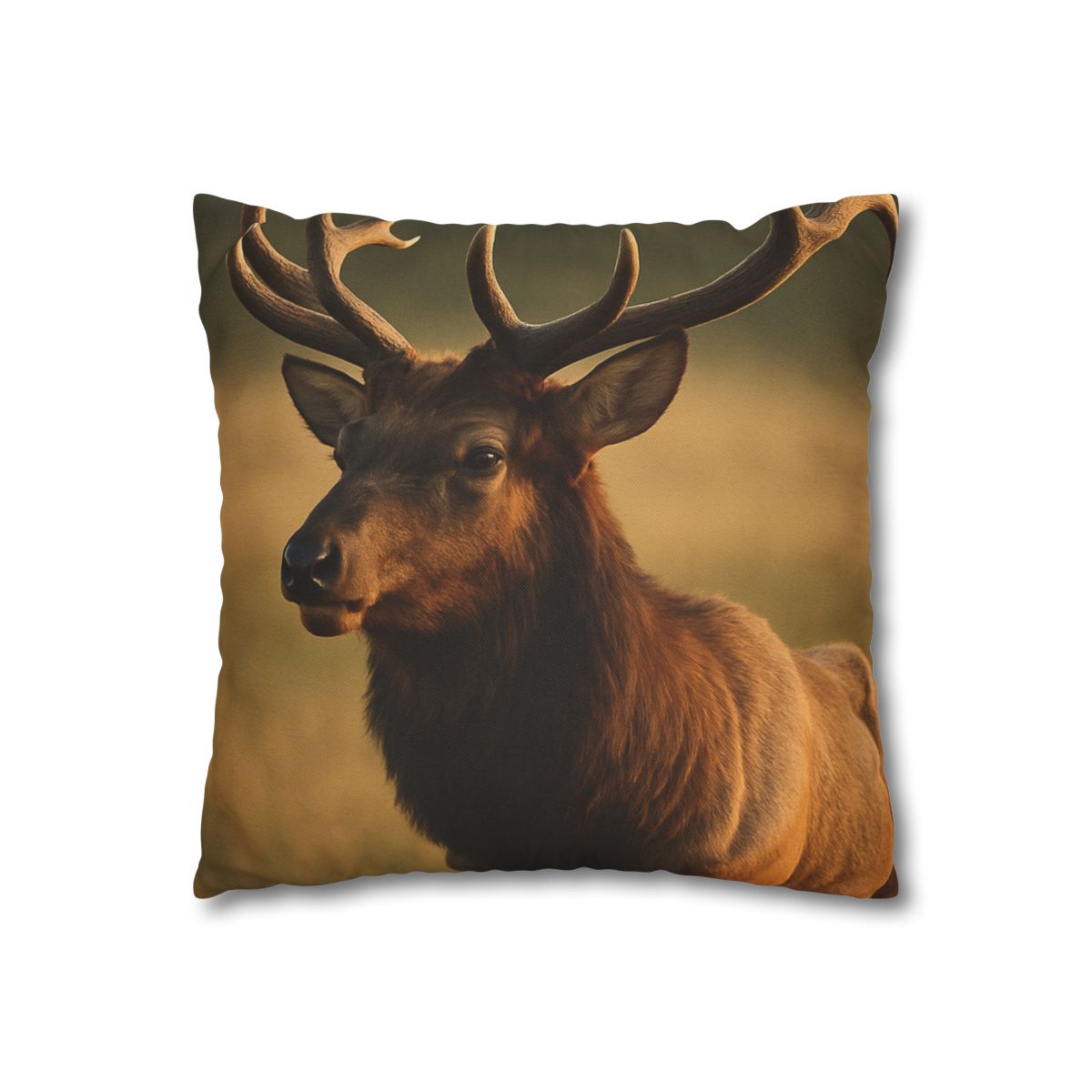 Antler Crown Mountain Elk soft cotton pillow cases