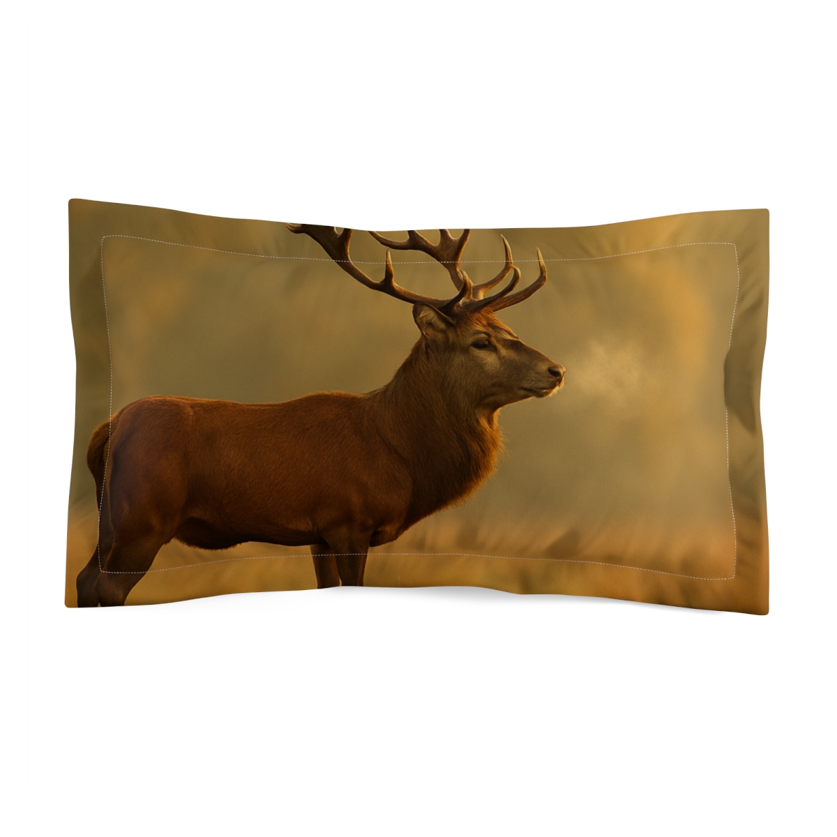 Antler Dawn Red Deer Stag custom pillows