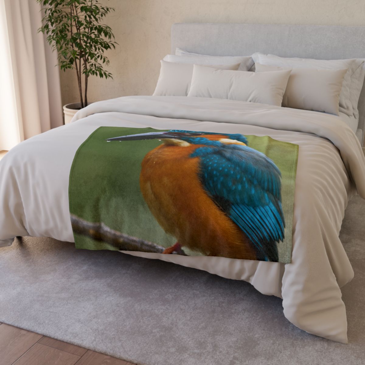 Aqua Bolt Kingfisher warm winter blankets