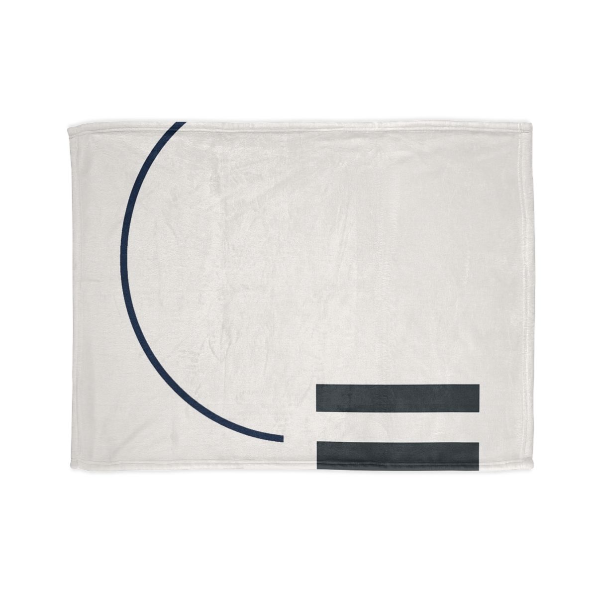 Arc And Twin Bars Alignment designer printed blankets