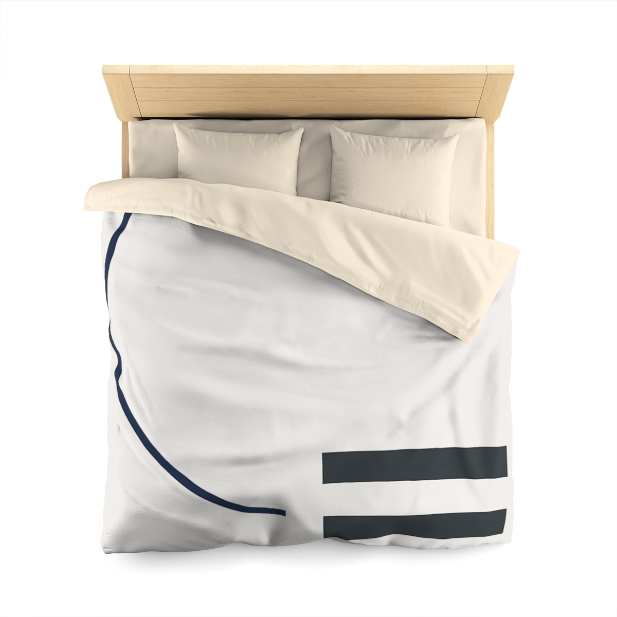 Arc And Twin Bars Alignment unique patterned duvets