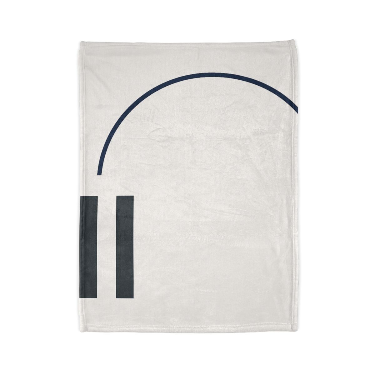 Arc And Twin Bars Alignment designer printed blankets