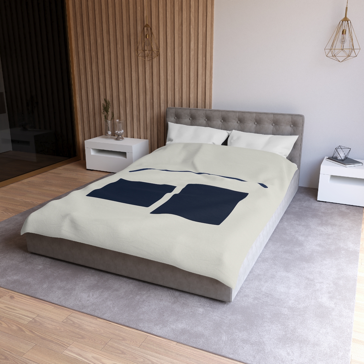 Arc Bridge Over Offset Blocks warm winter duvets