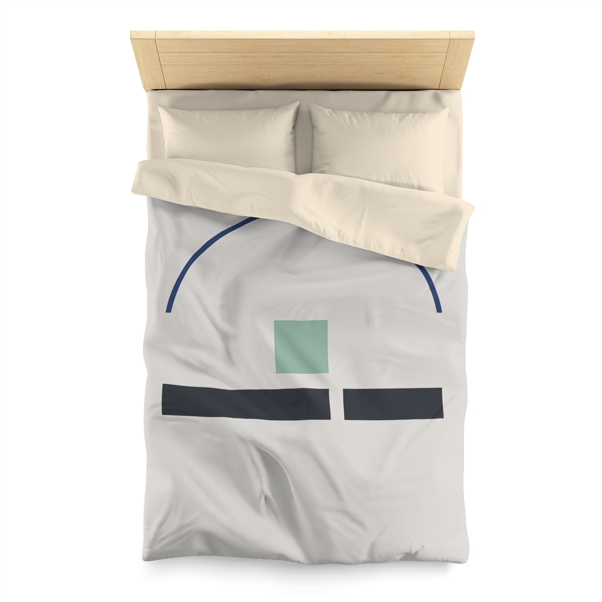 Arc Bridge Over Split Bars personalized bedding duvets