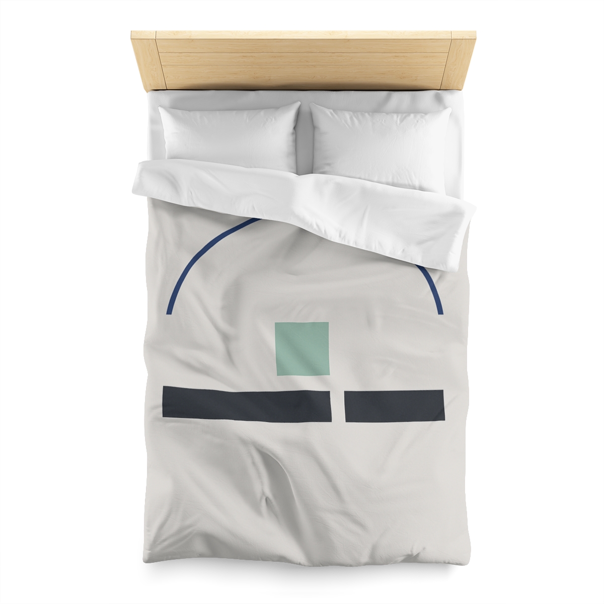 Arc Bridge Over Split Bars personalized bedding duvets