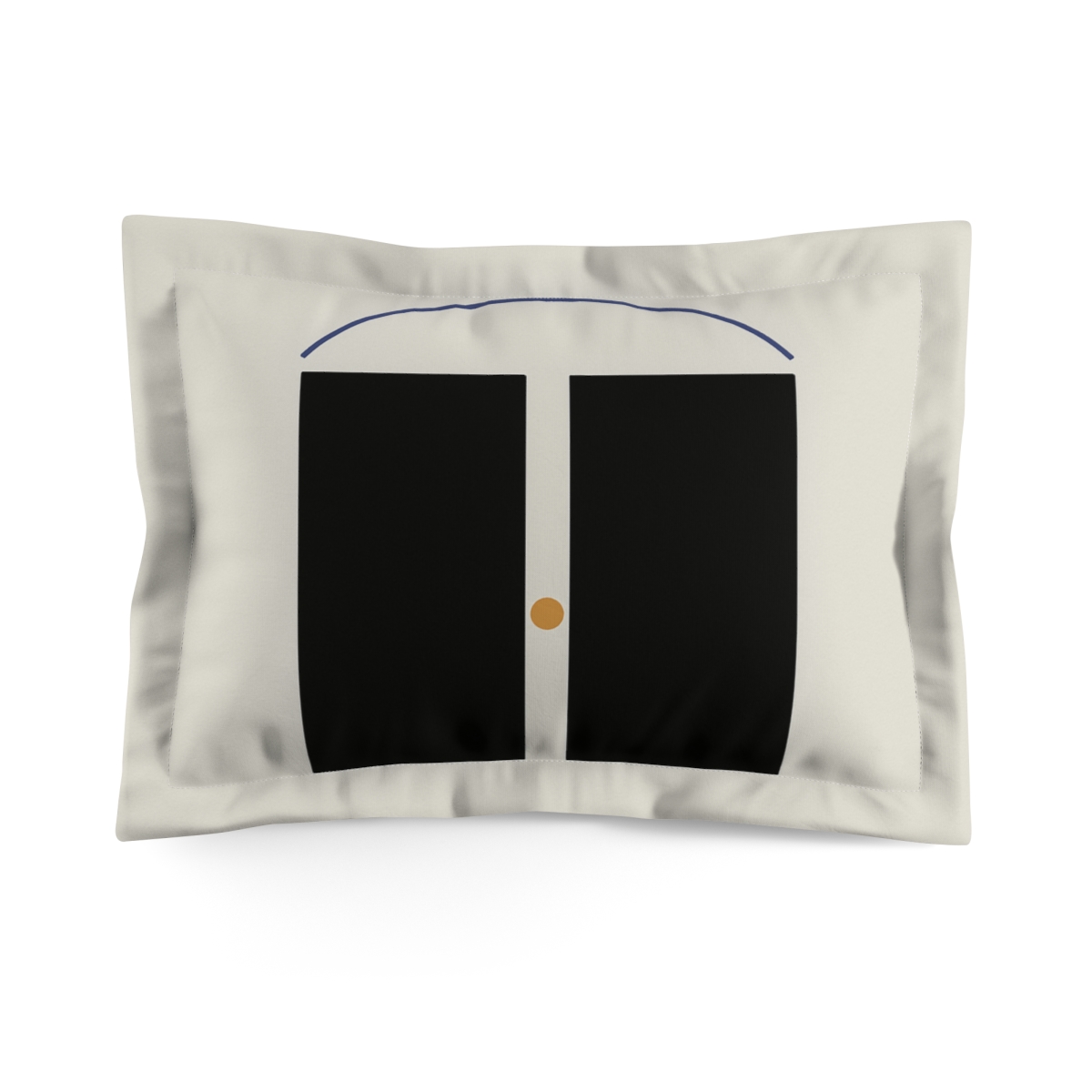 Arc Bridge Over Split Blocks soft plush pillows