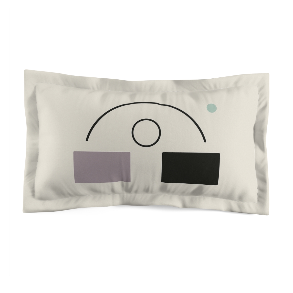 Arc Bridge Over Twin Blocks personalized decorative pillows