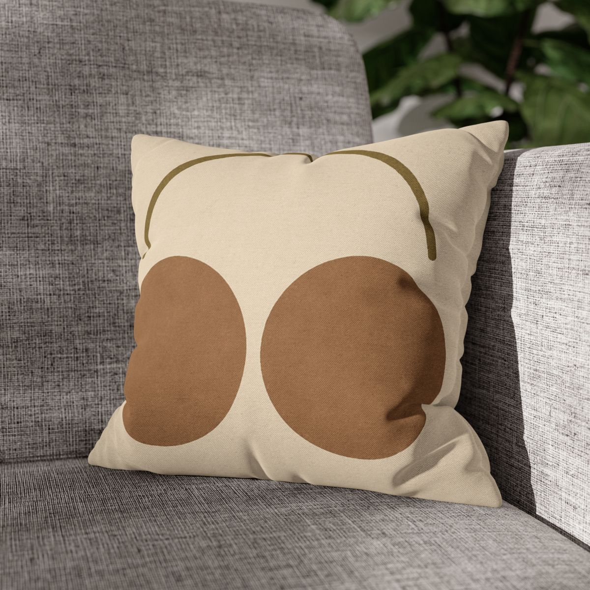 Arc Bridge Over Twin Circles personalized pillow covers