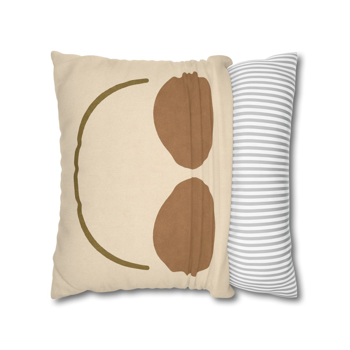Arc Bridge Over Twin Circles personalized pillow covers