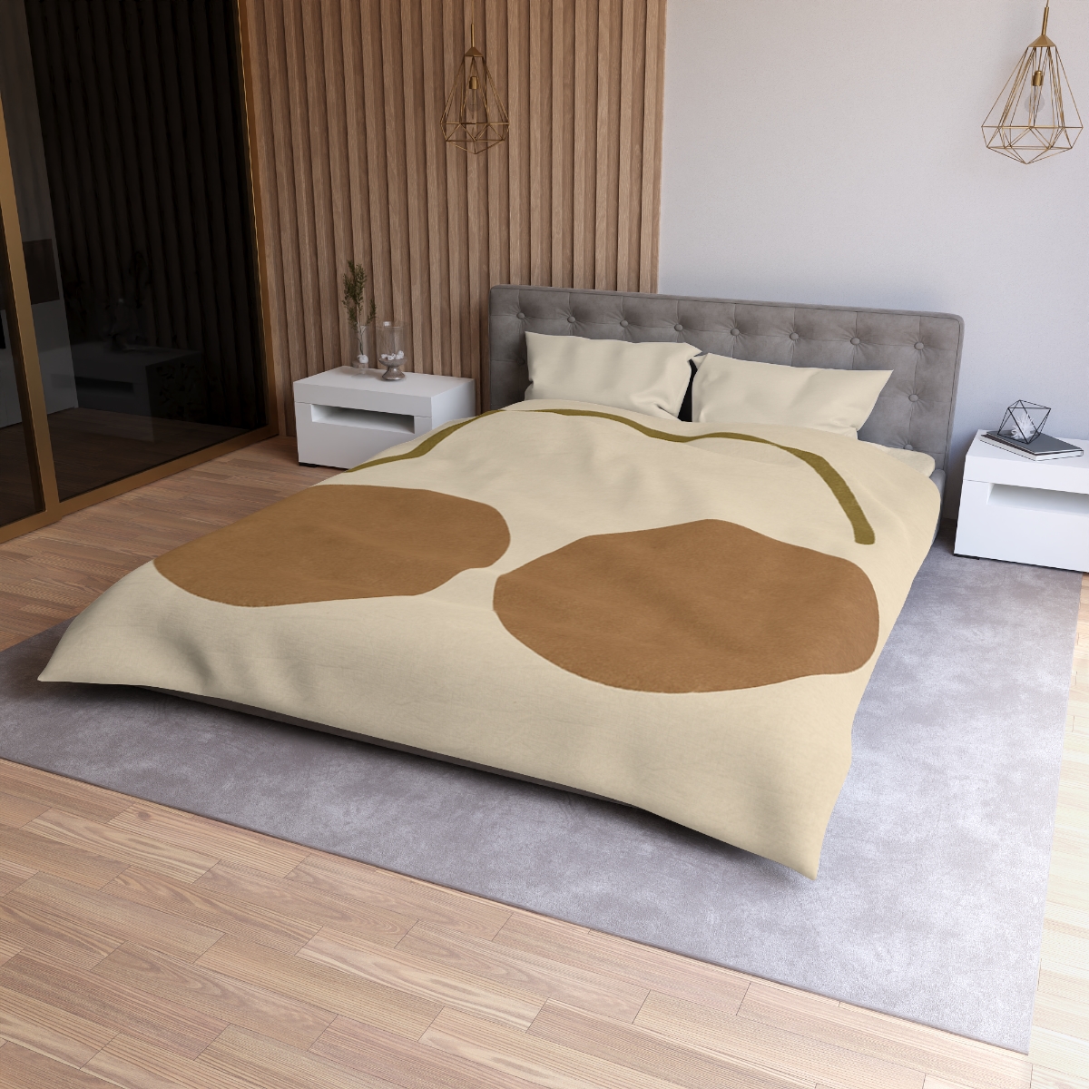 Arc Bridge Over Twin Circles stylish duvet covers