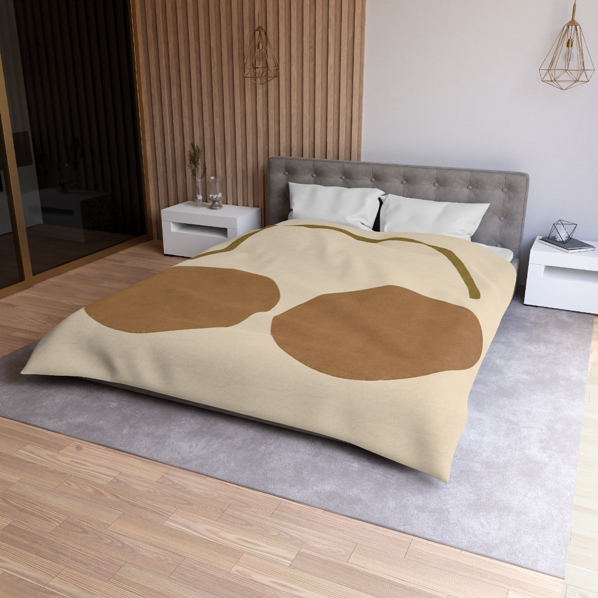 Arc Bridge Over Twin Circles stylish duvet covers