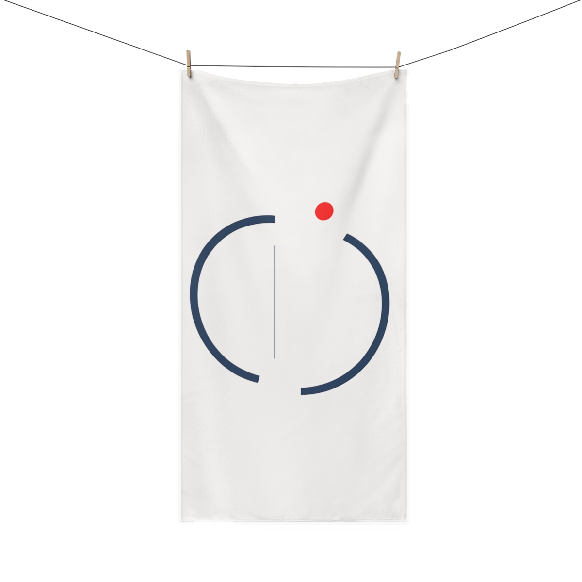 Arc Signal Pairing personalized bath towels