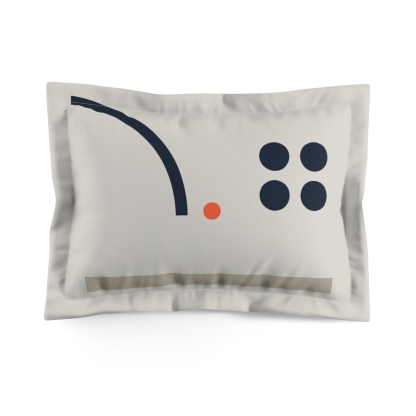 Arc Span With Quiet Grid Missing designer printed pillows