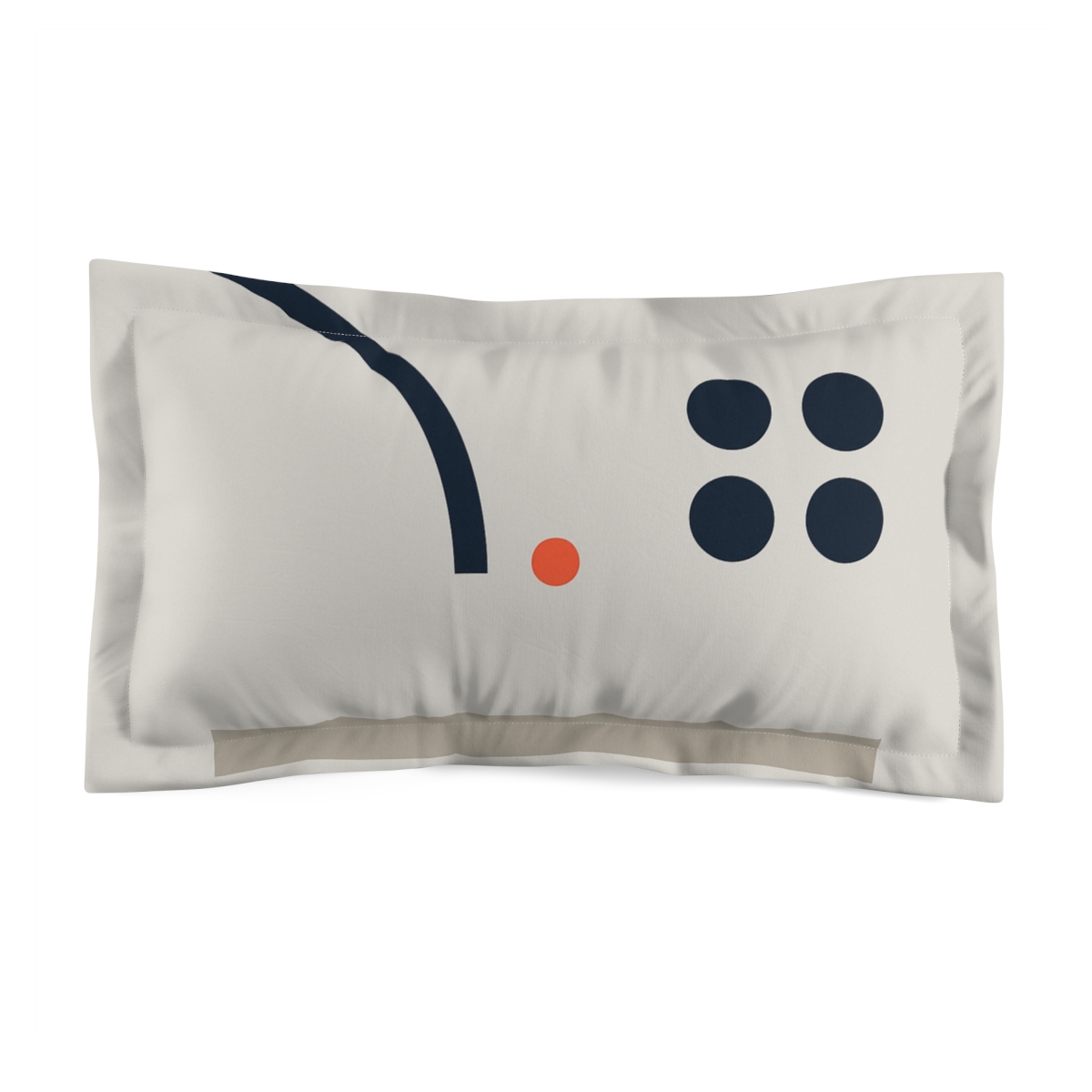 Arc Span With Quiet Grid Missing designer printed pillows