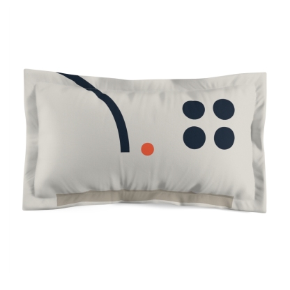 Arc Span With Quiet Grid Missing designer printed pillows