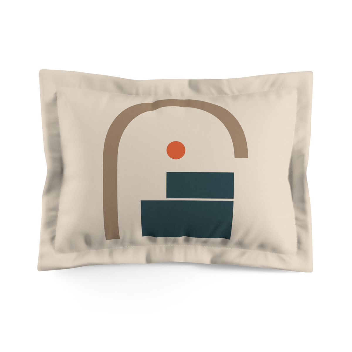 Arc Window Above Twin Blocks custom pillows