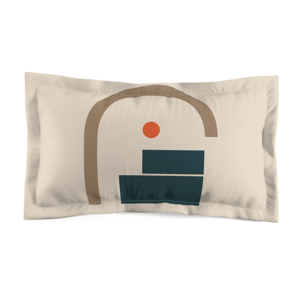 Arc Window Above Twin Blocks custom pillows