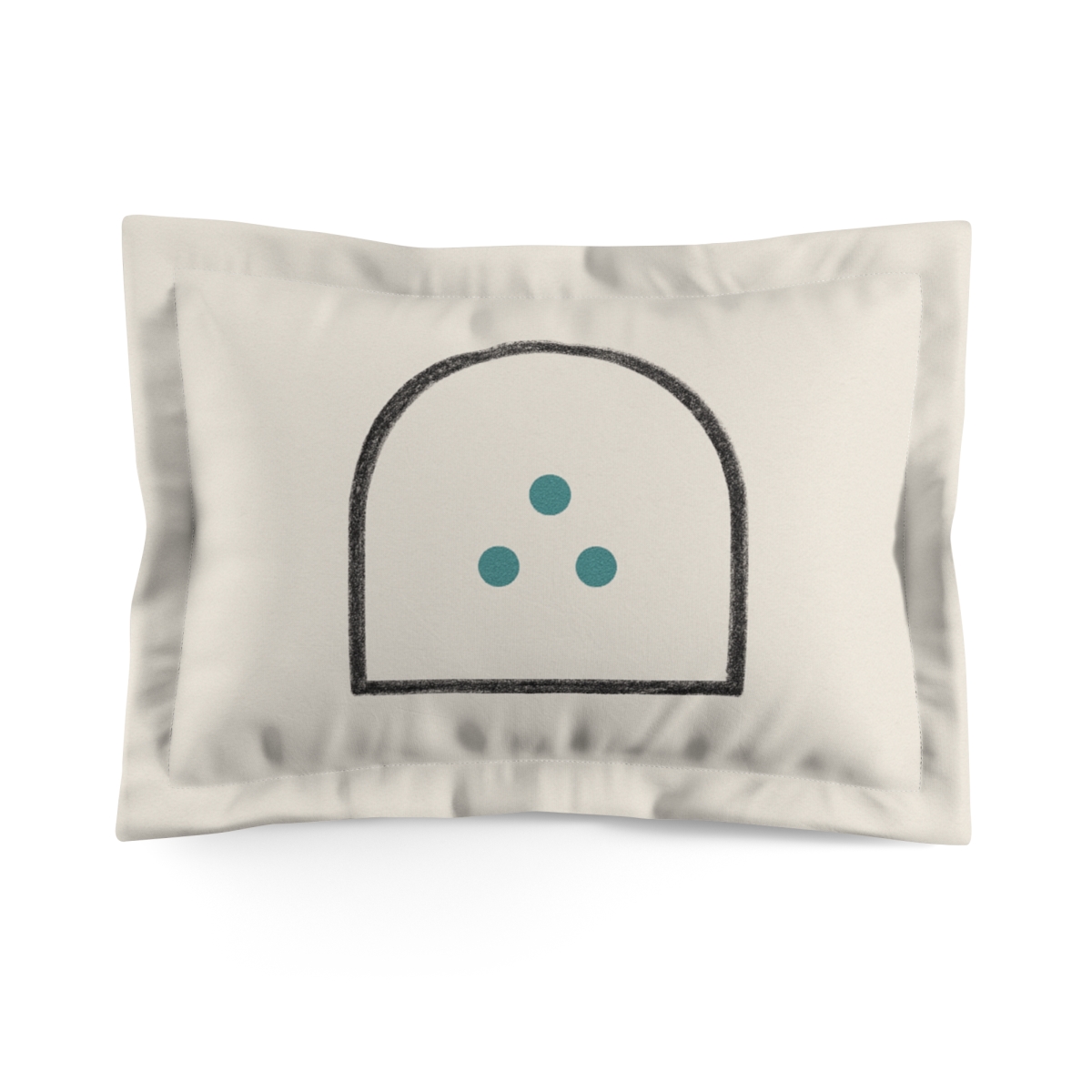 Arc Window And Three Dots gift pillows for home