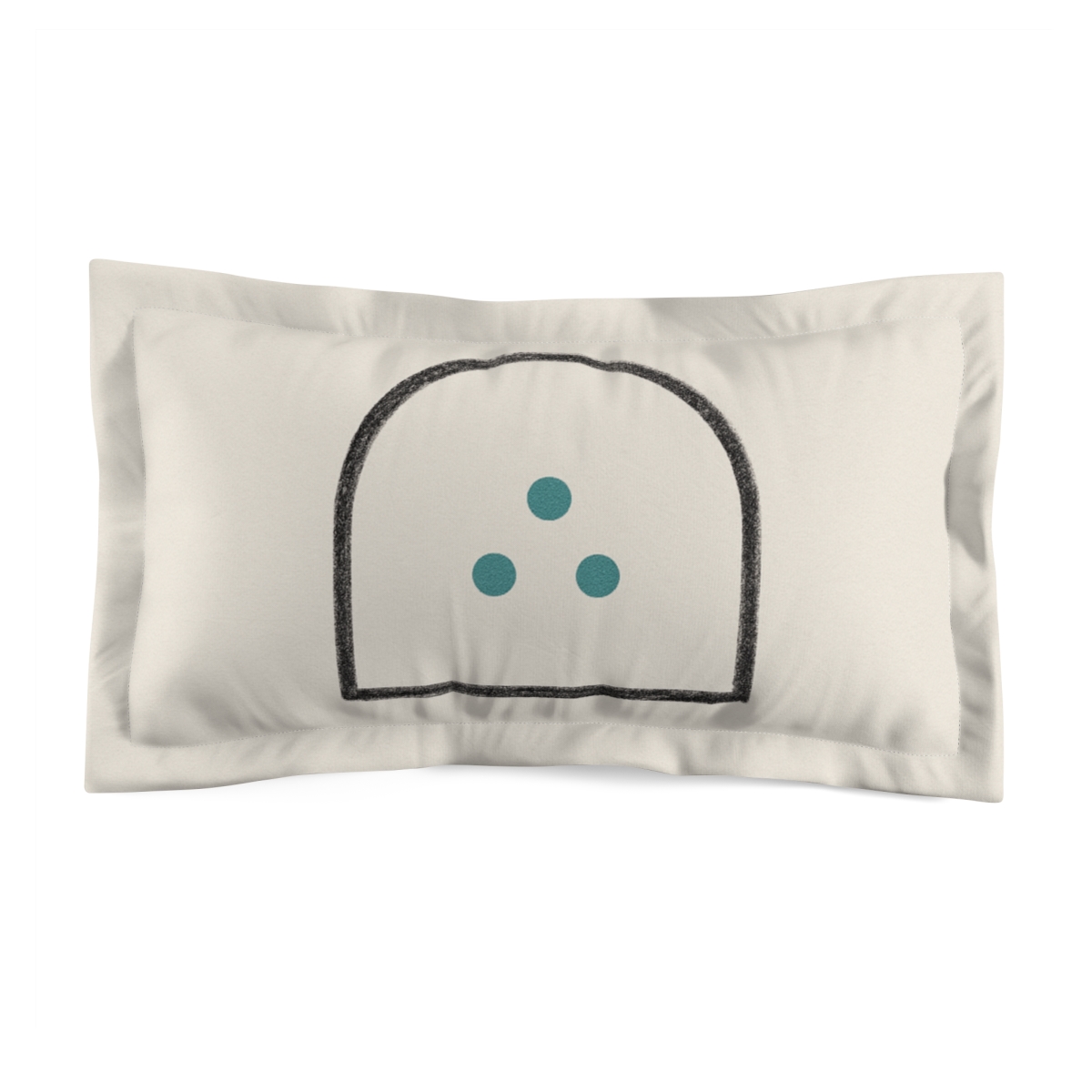 Arc Window And Three Dots gift pillows for home