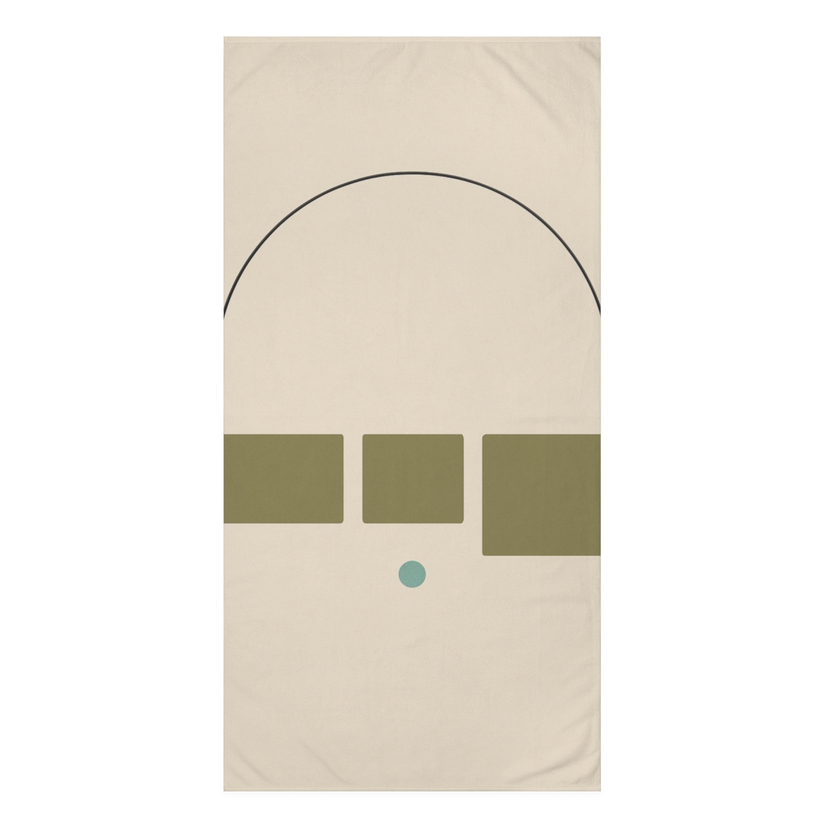 Arc Window Over Three Blocks designer printed towels