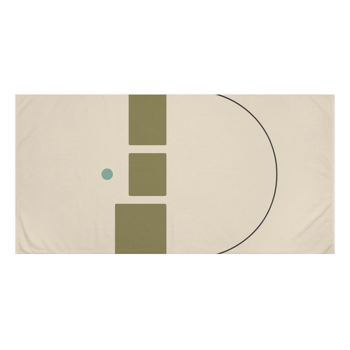 Arc Window Over Three Blocks designer printed towels