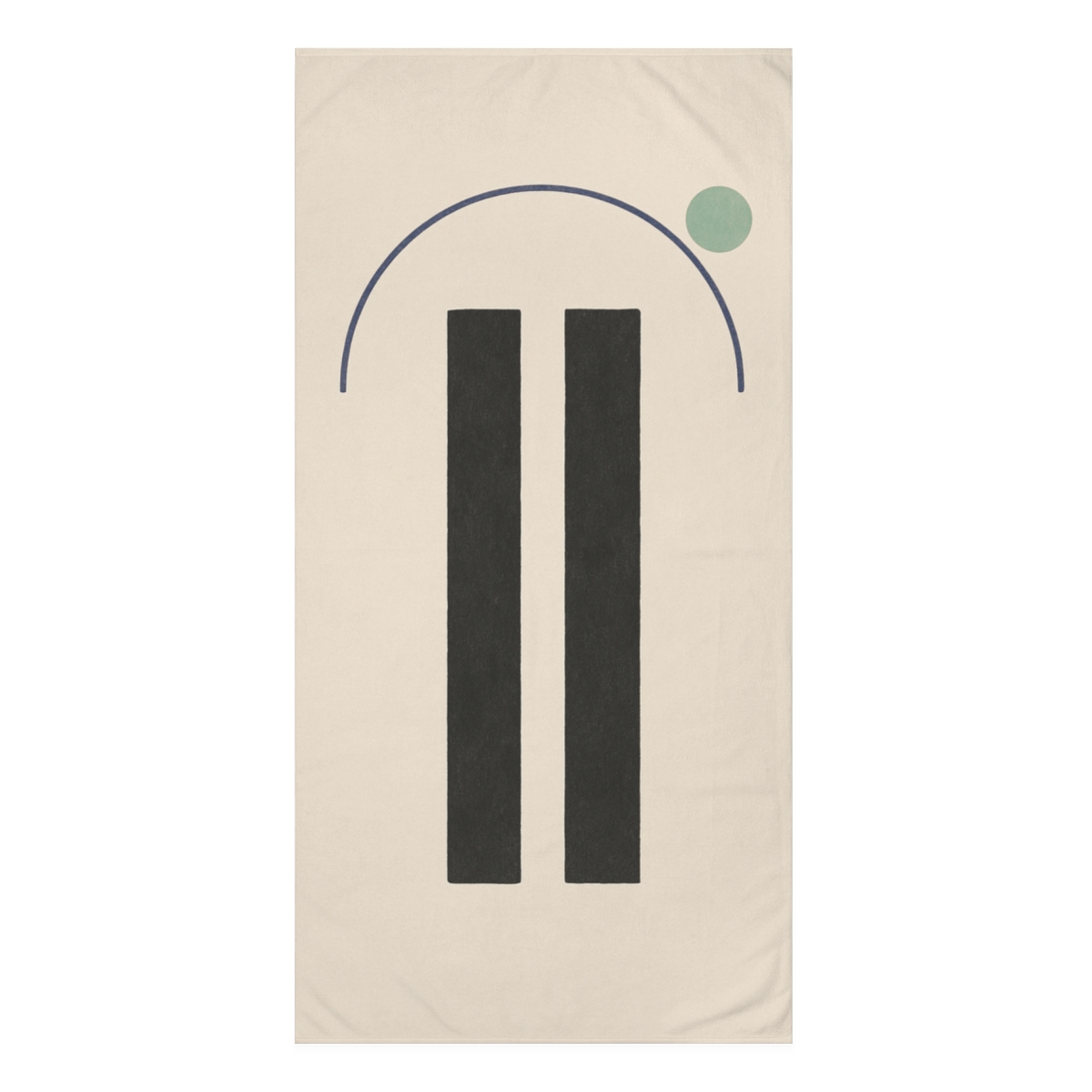 Arc Window Over Twin Bars soft cotton towels