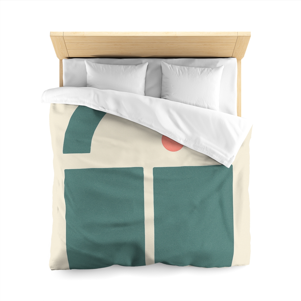 Arc Window Over Twin Blocks soft comforter duvets