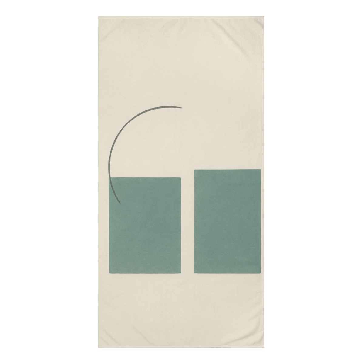 Arc Window Over Twin Blocks comfortable face towels