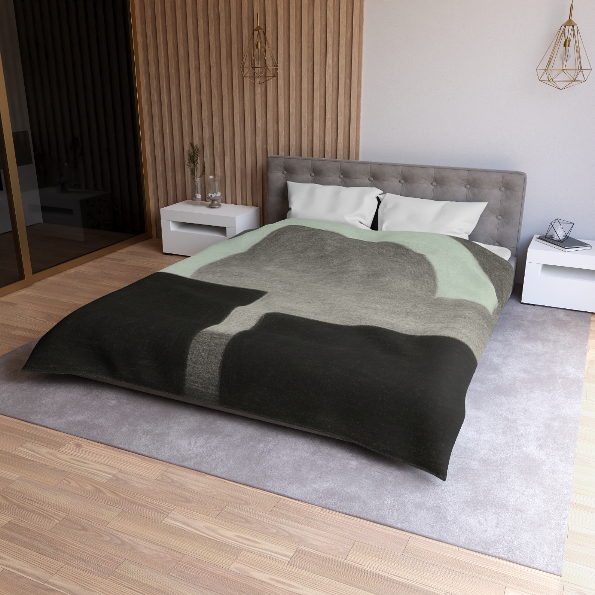 Arc Window Over Twin Blocks stylish duvet covers