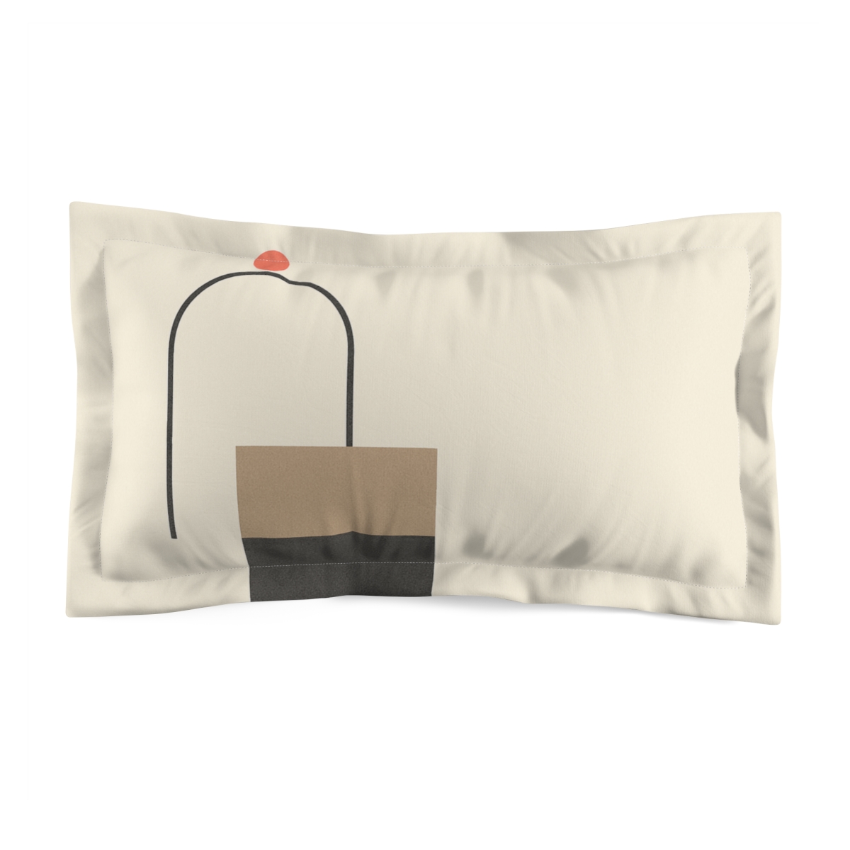 Arc Window Over Twin Blocks gift pillows for home