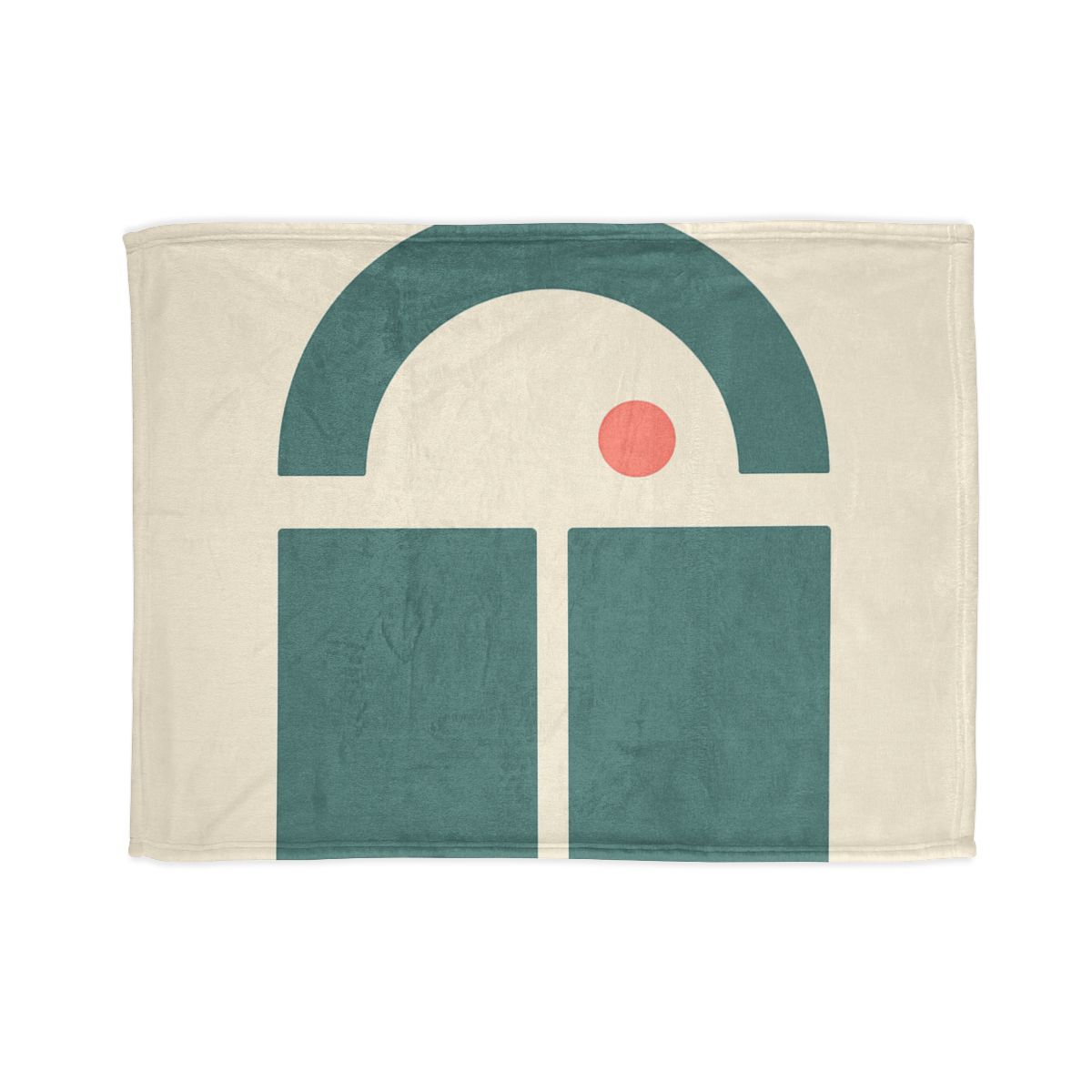 Arc Window Over Twin Blocks personalized cozy blankets