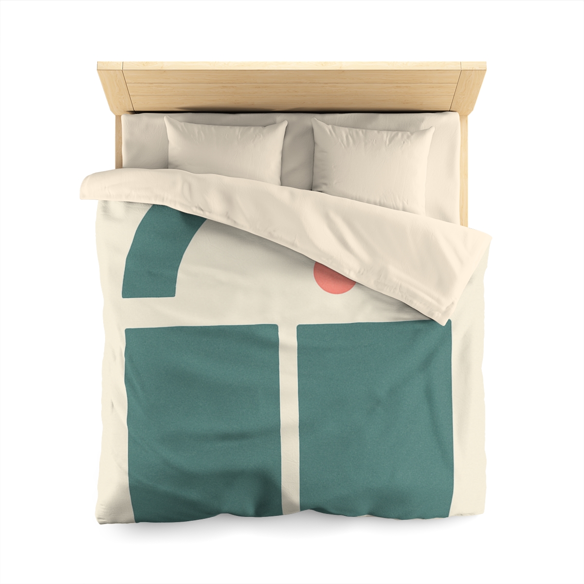 Arc Window Over Twin Blocks soft comforter duvets