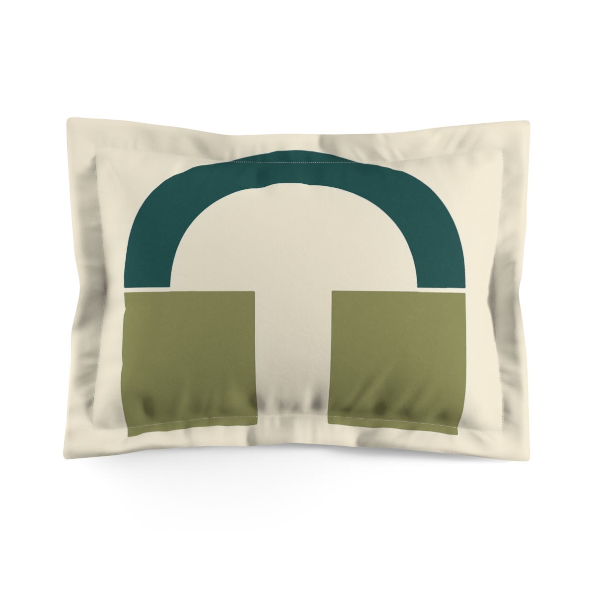Arc Window Over Two Blocks personalized decorative pillows