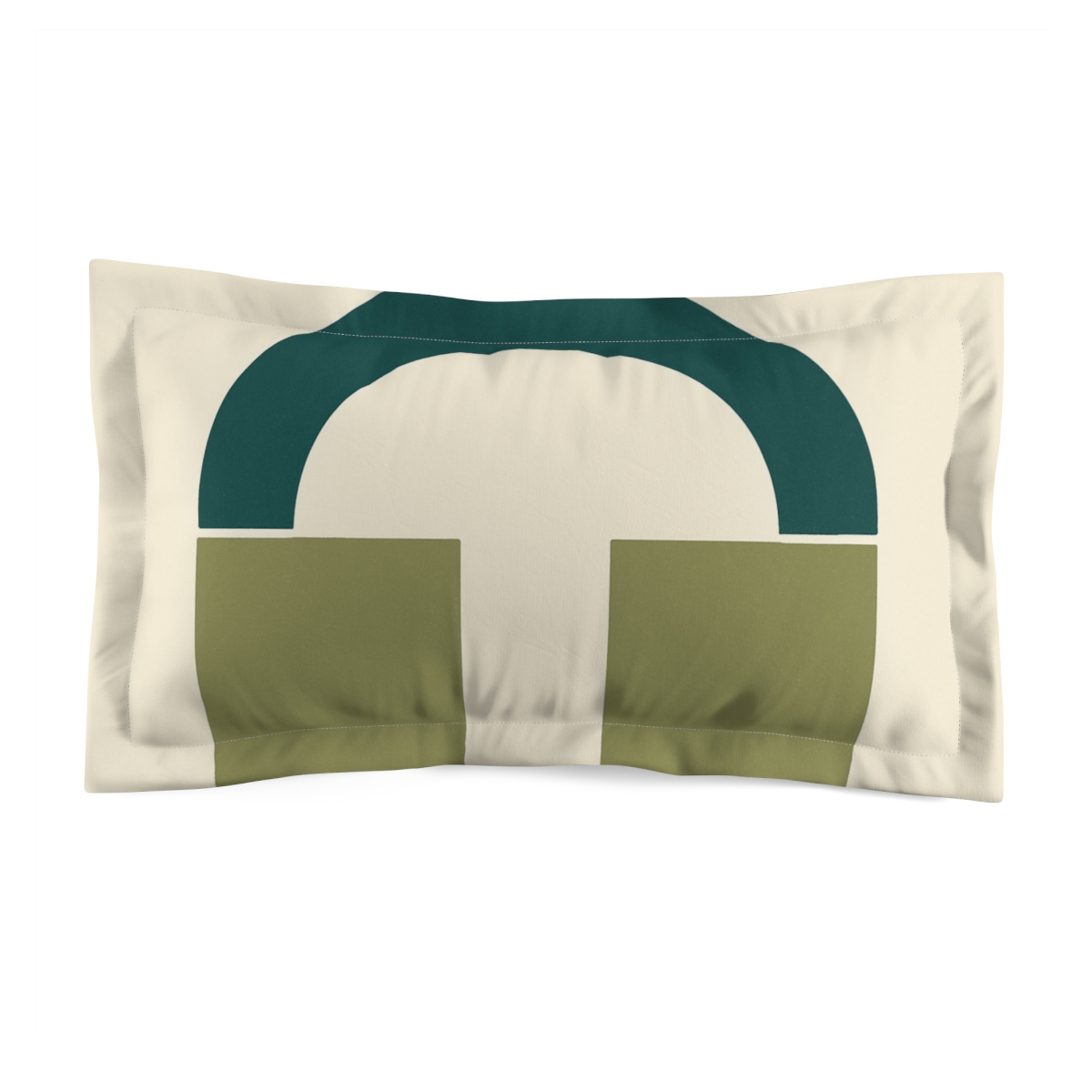 Arc Window Over Two Blocks personalized decorative pillows