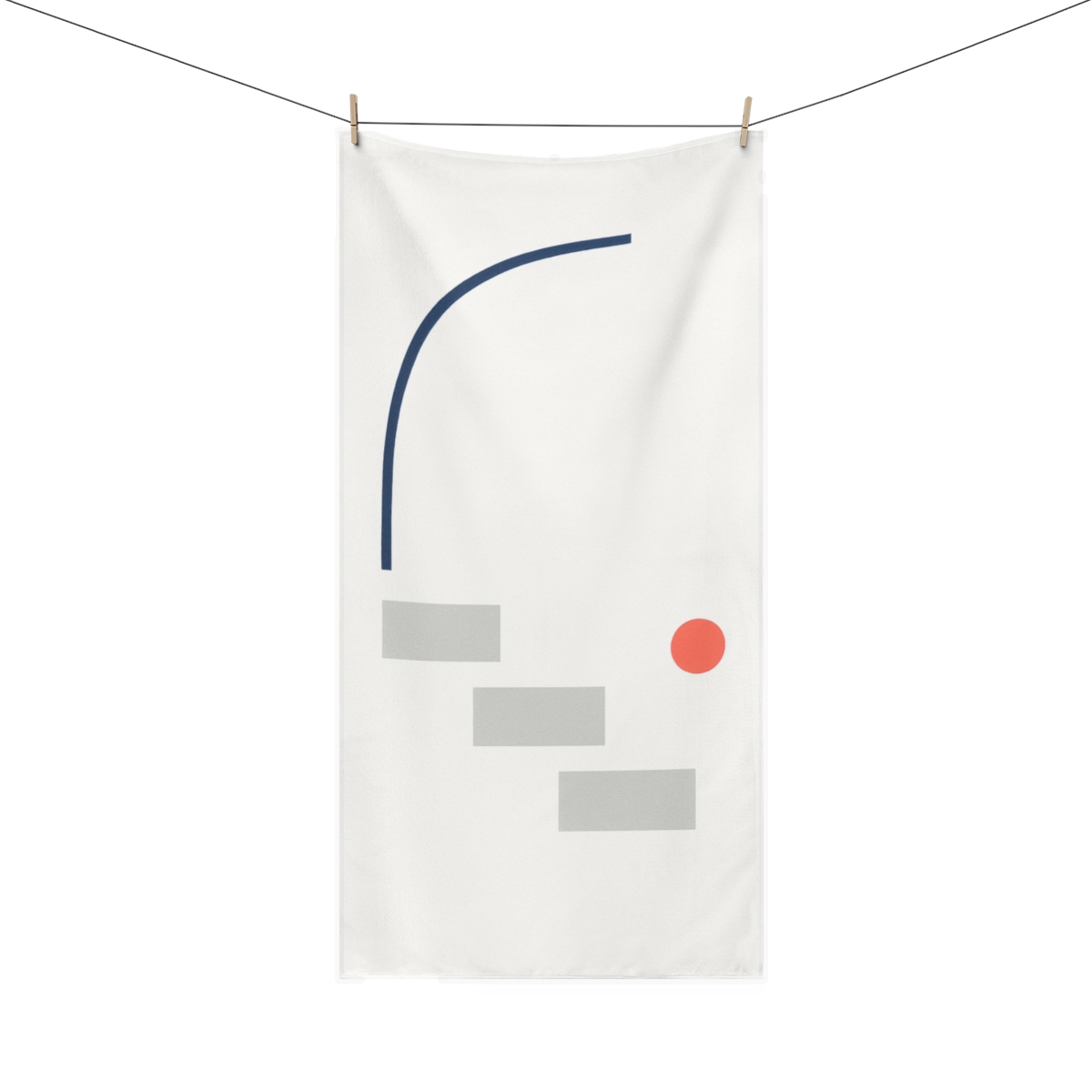 Arc Window With Staggered Blocks soft cotton towels