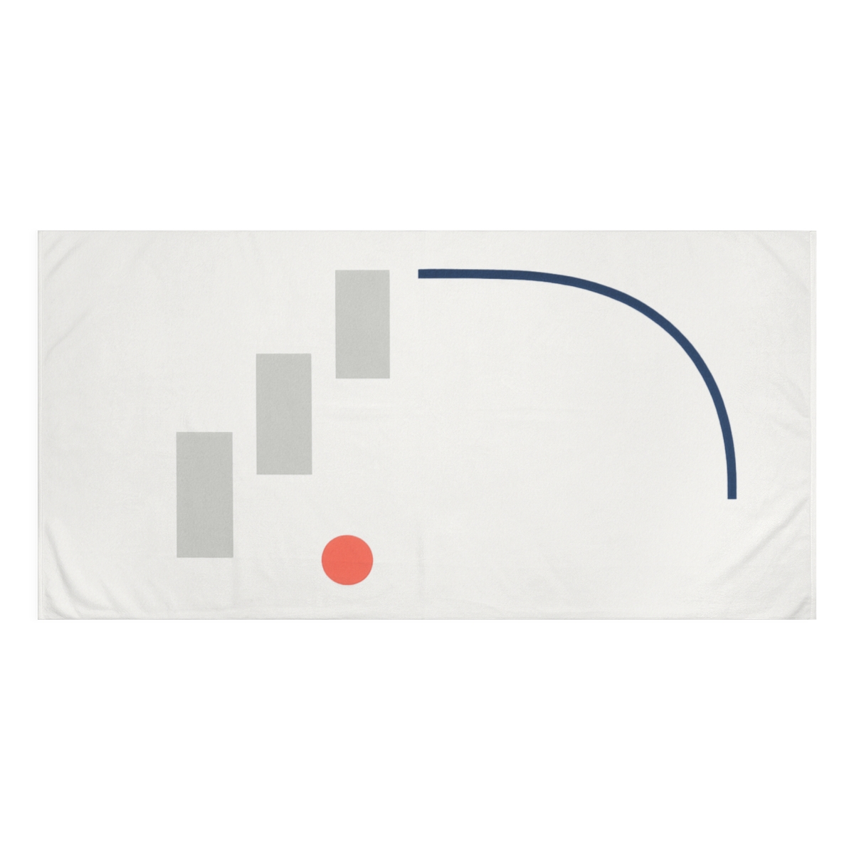 Arc Window With Staggered Blocks soft cotton towels