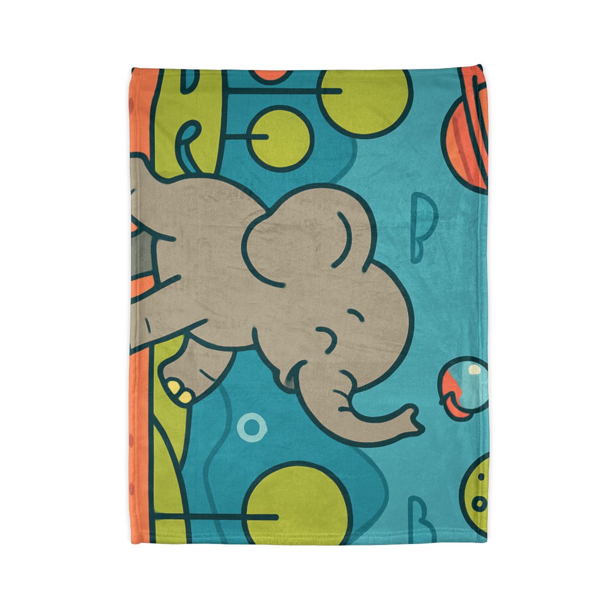 Astro Safari Elephant designer printed blankets